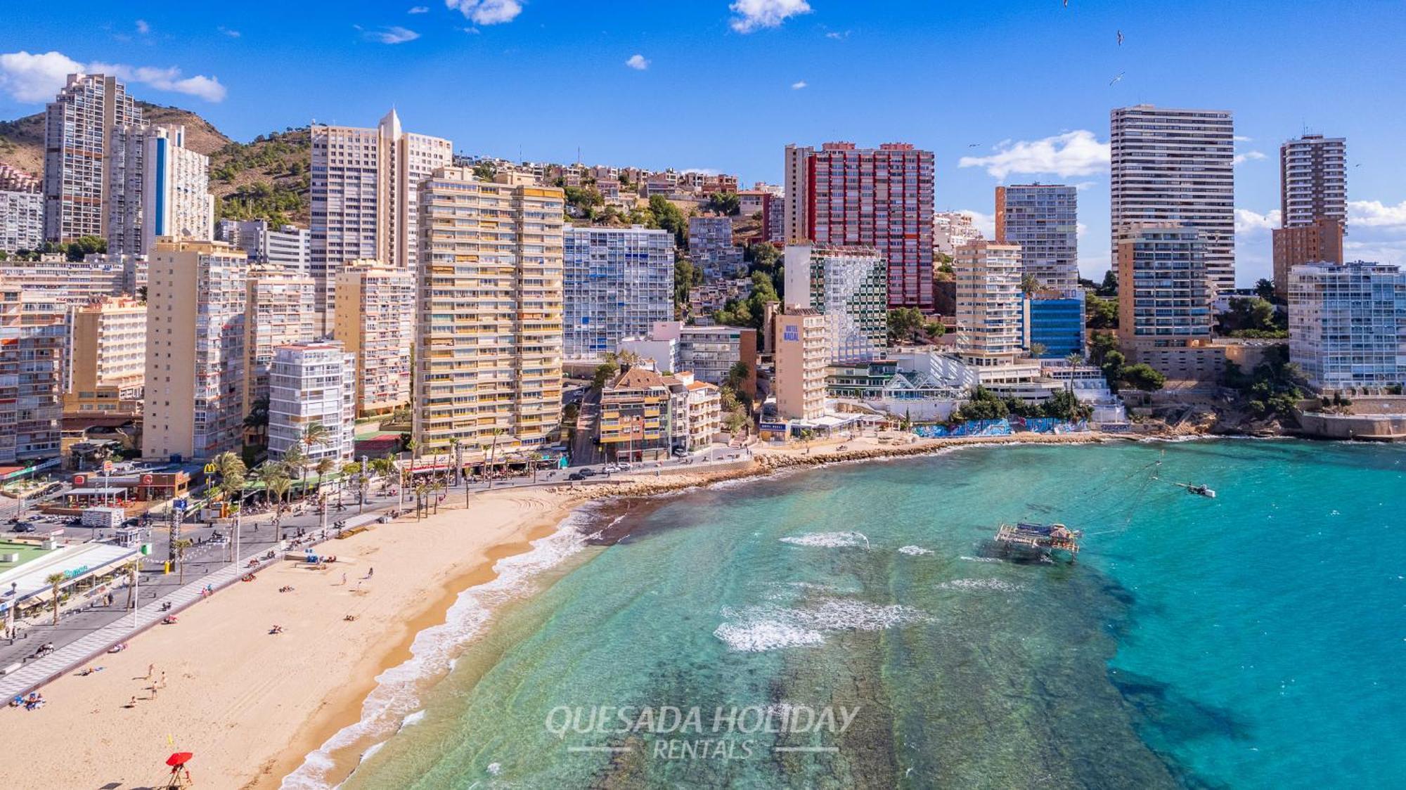 100Mts To Beach, Luxury Apartment Benidorm Encanto Exterior foto