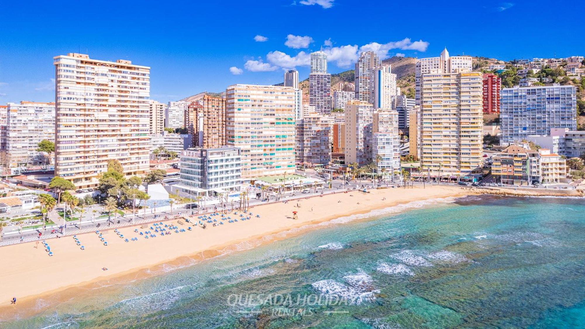 100Mts To Beach, Luxury Apartment Benidorm Encanto Exterior foto